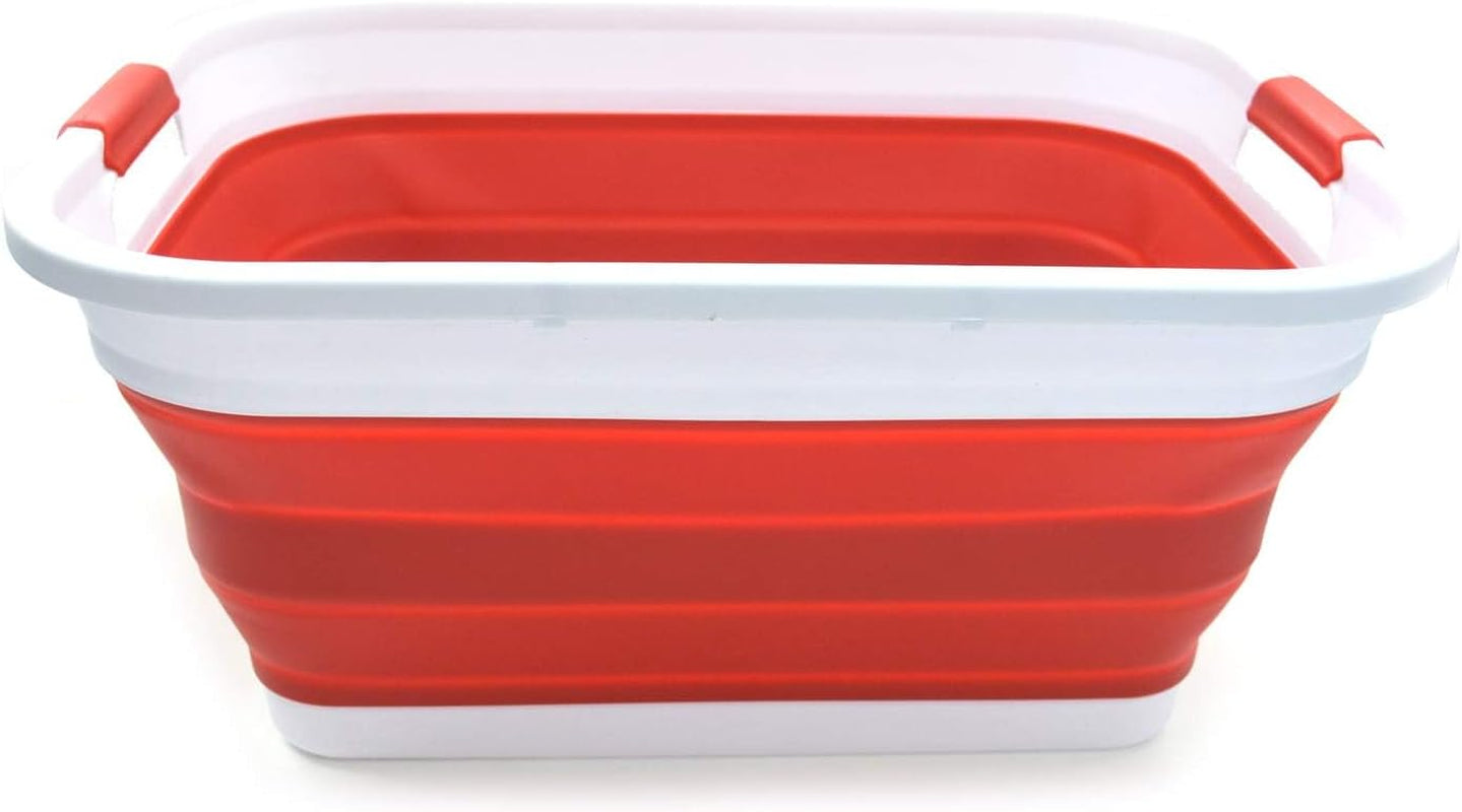 Collapsible Laundry Basket 41L | Foldable Storage Bin 015