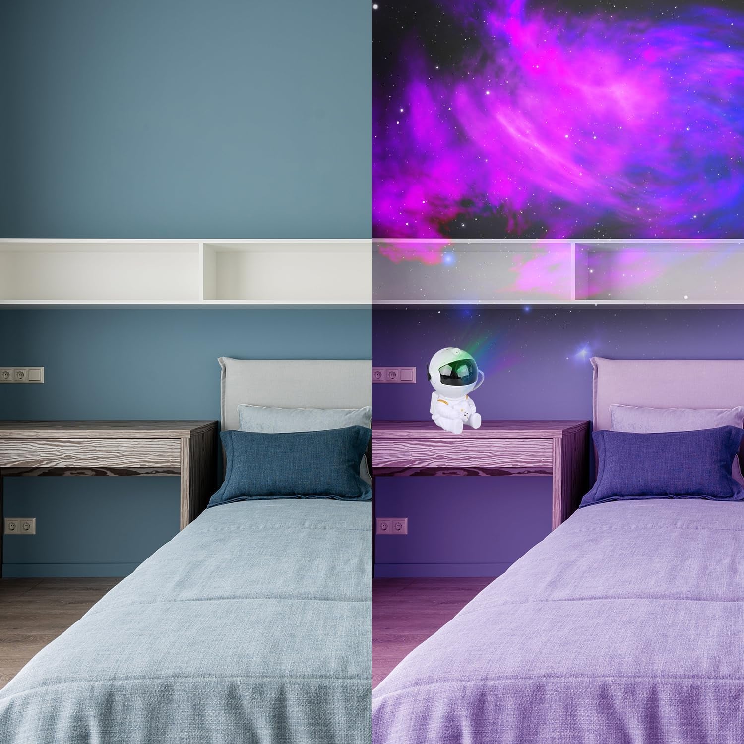 Astronaut Star Projector – Galaxy Light for Kids & Bedroom