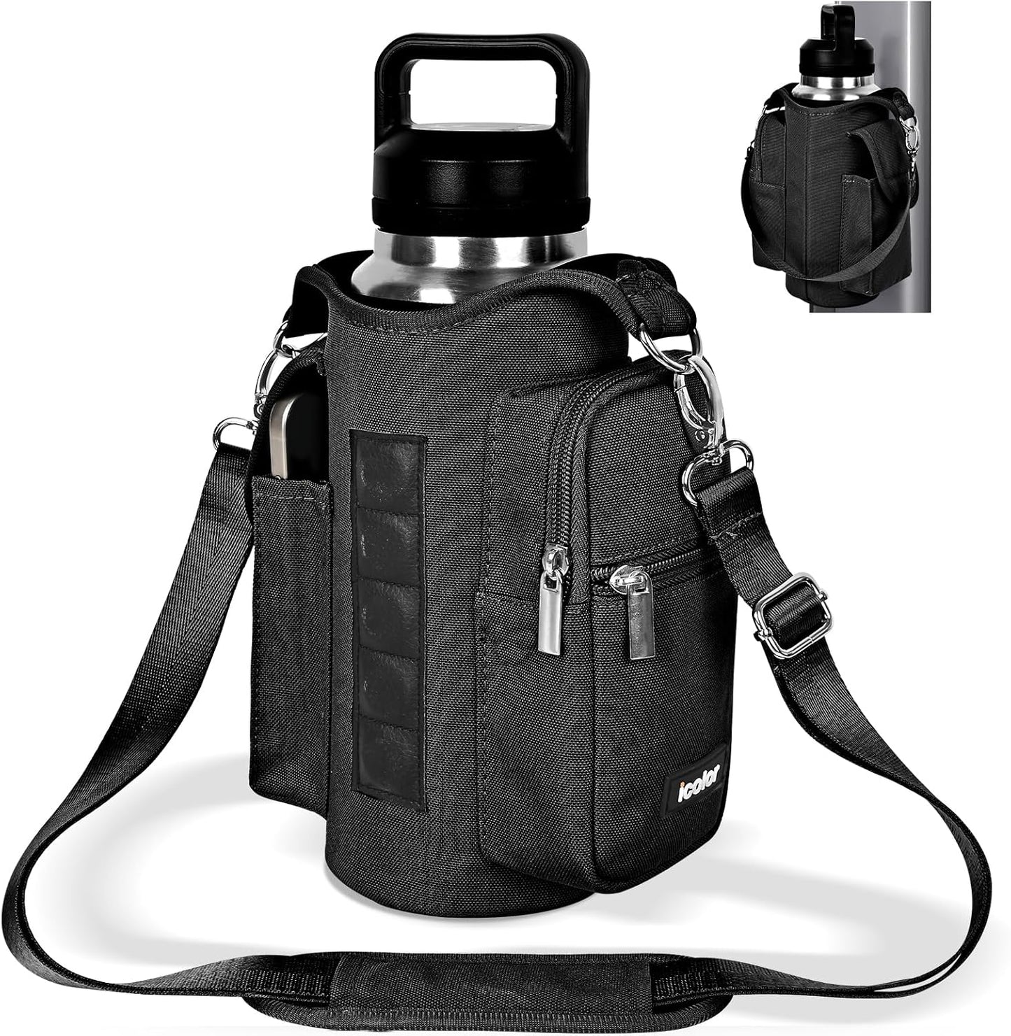 Magnetic Gym Bottle Bag | Water Carrier Holder 016