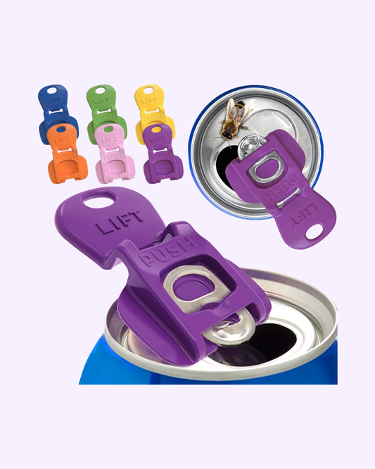 Drink Can Protector Cap – 6 Pack Easy Tab Opener Cover 009