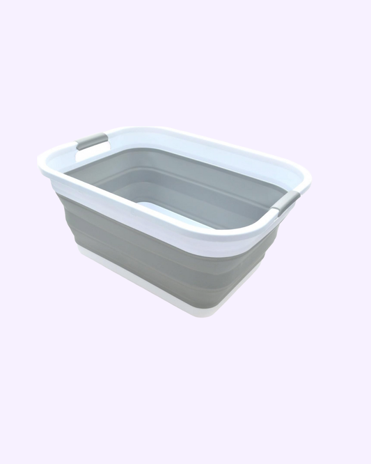 Collapsible Laundry Basket 41L | Foldable Storage Bin 015