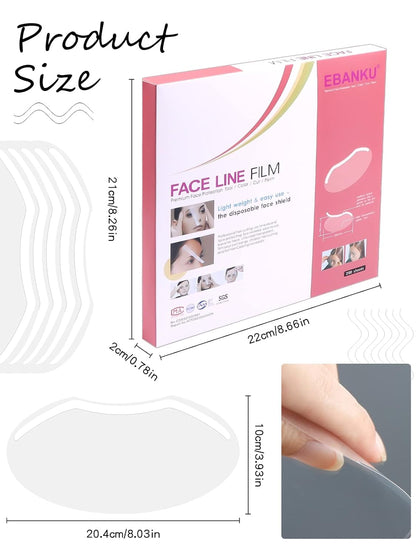 Disposable Face Shields – 200 PCS Microblading & Makeup Visors 010
