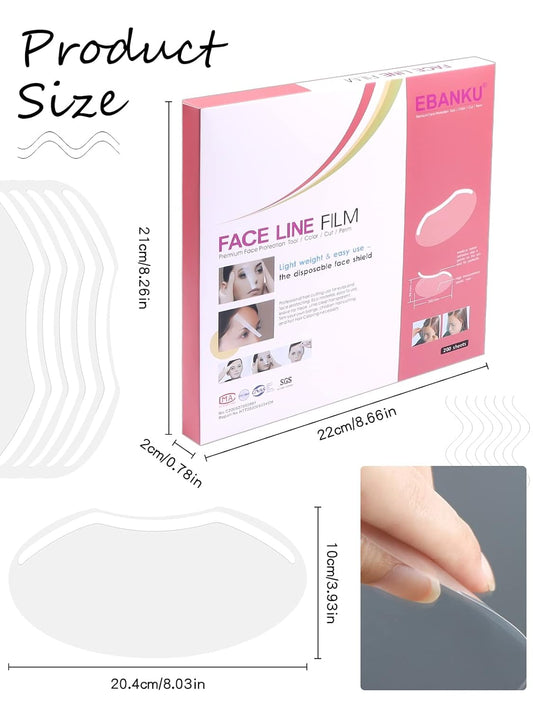 Disposable Face Shields – 200 PCS Microblading & Makeup Visors 010