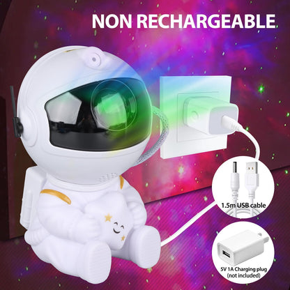 Astronaut Star Projector – Galaxy Light for Kids & Bedroom