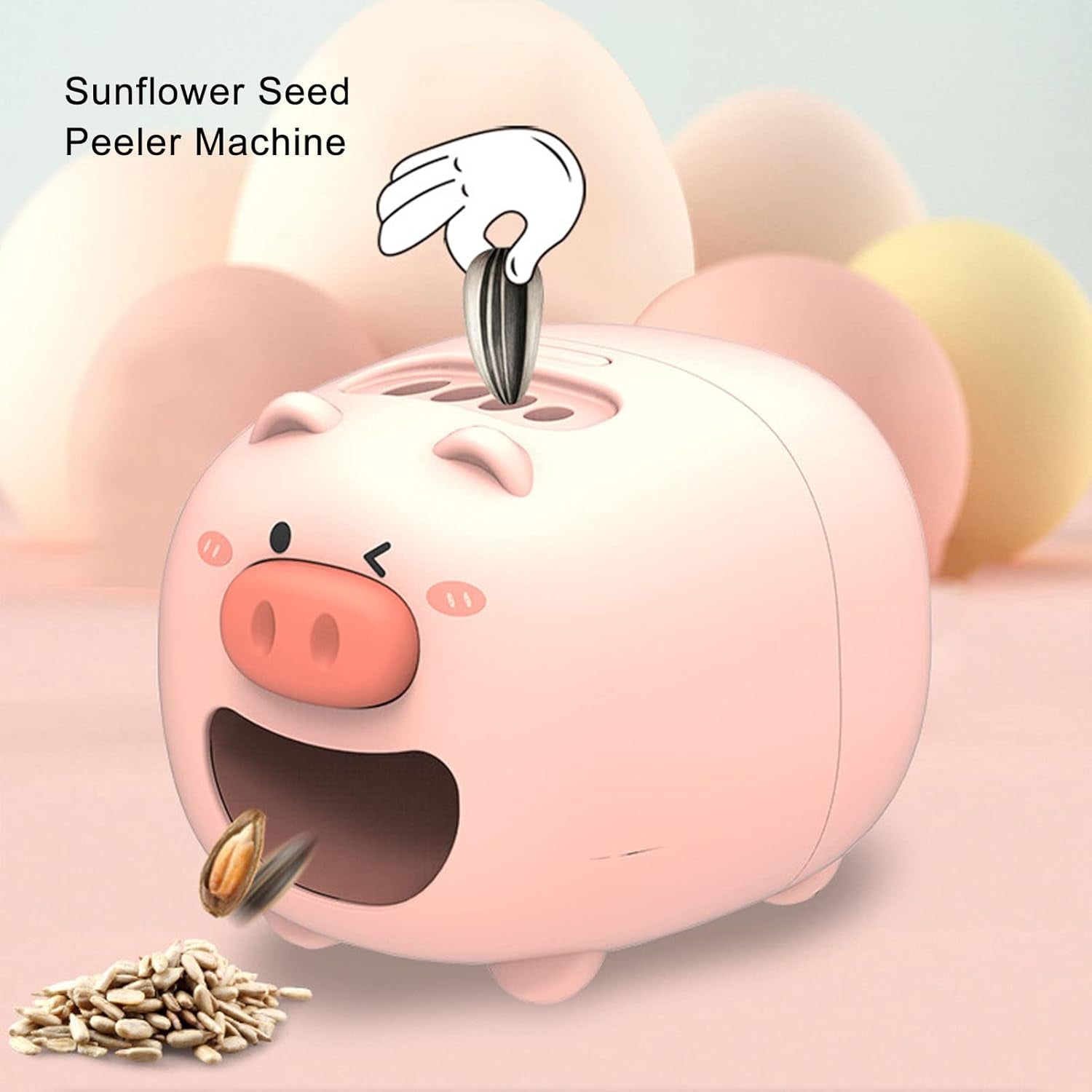 Pig Shape Sunflower Seed Peeler | Automatic Snack Sheller 014