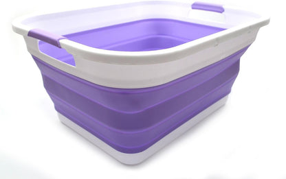 Collapsible Laundry Basket 41L | Foldable Storage Bin 015