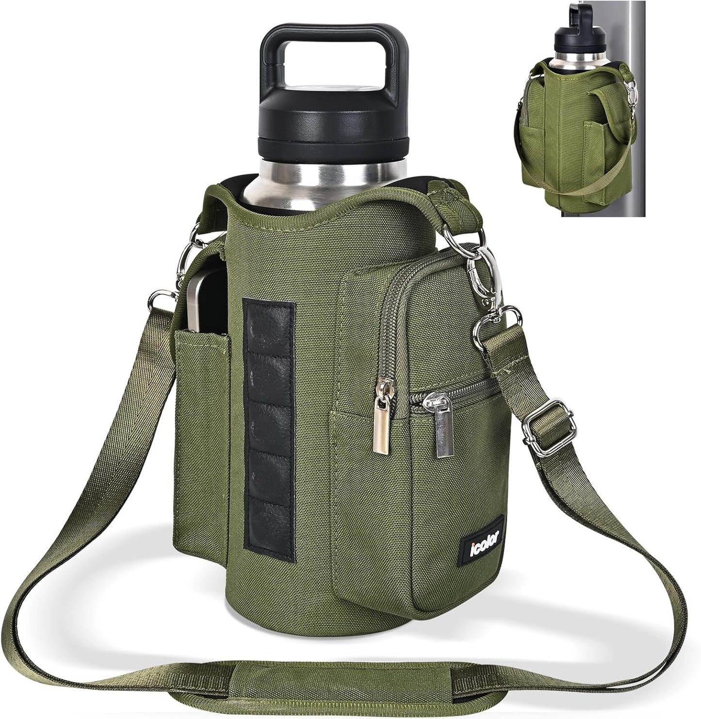 Magnetic Gym Bottle Bag | Water Carrier Holder 016