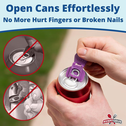 Drink Can Protector Cap – 6 Pack Easy Tab Opener Cover 009