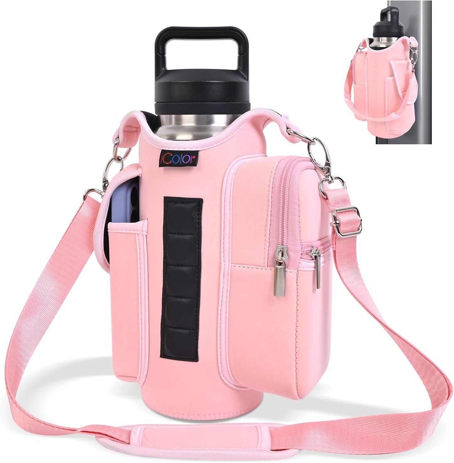 Magnetic Gym Bottle Bag | Water Carrier Holder 016