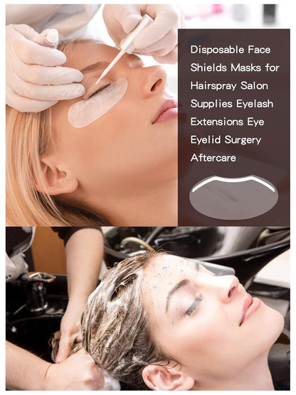 Disposable Face Shields – 200 PCS Microblading & Makeup Visors 010