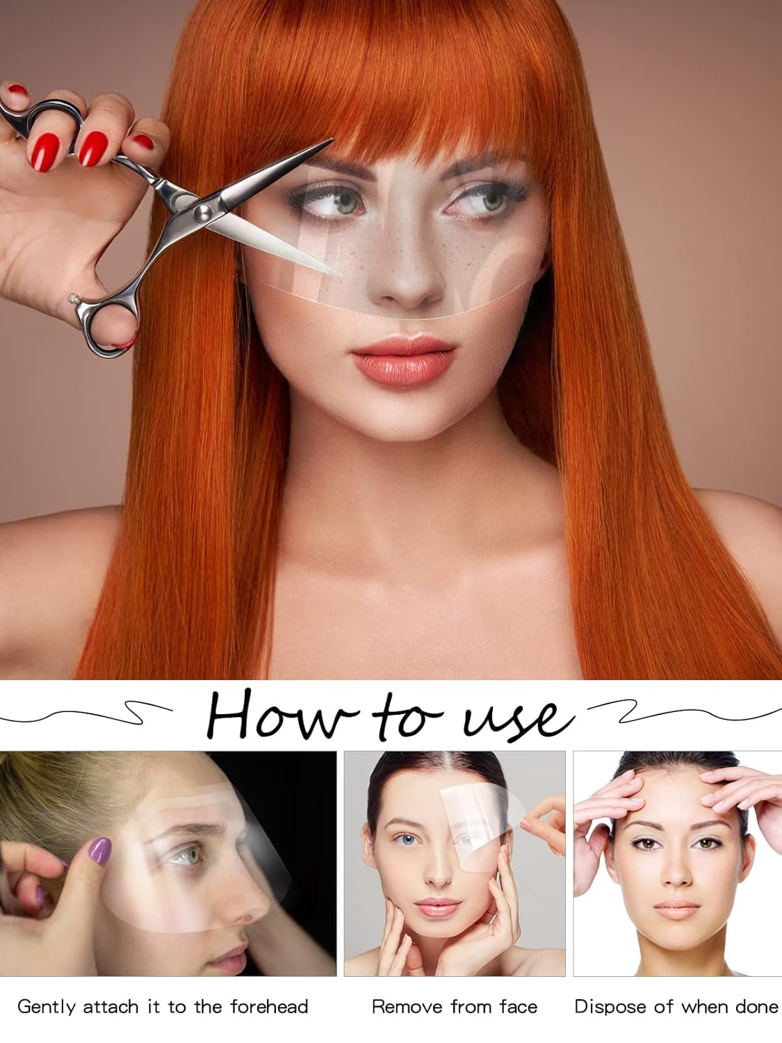 Disposable Face Shields – 200 PCS Microblading & Makeup Visors 010