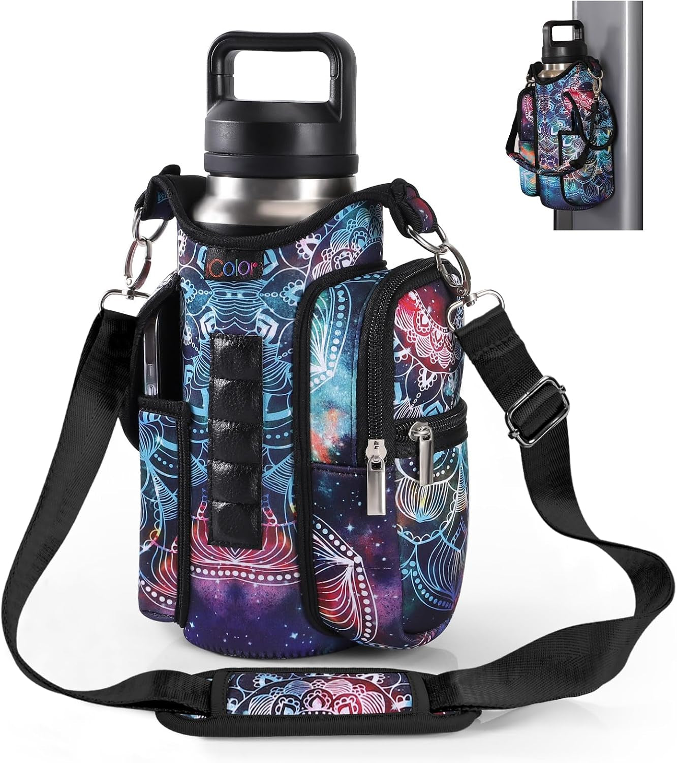 Magnetic Gym Bottle Bag | Water Carrier Holder 016