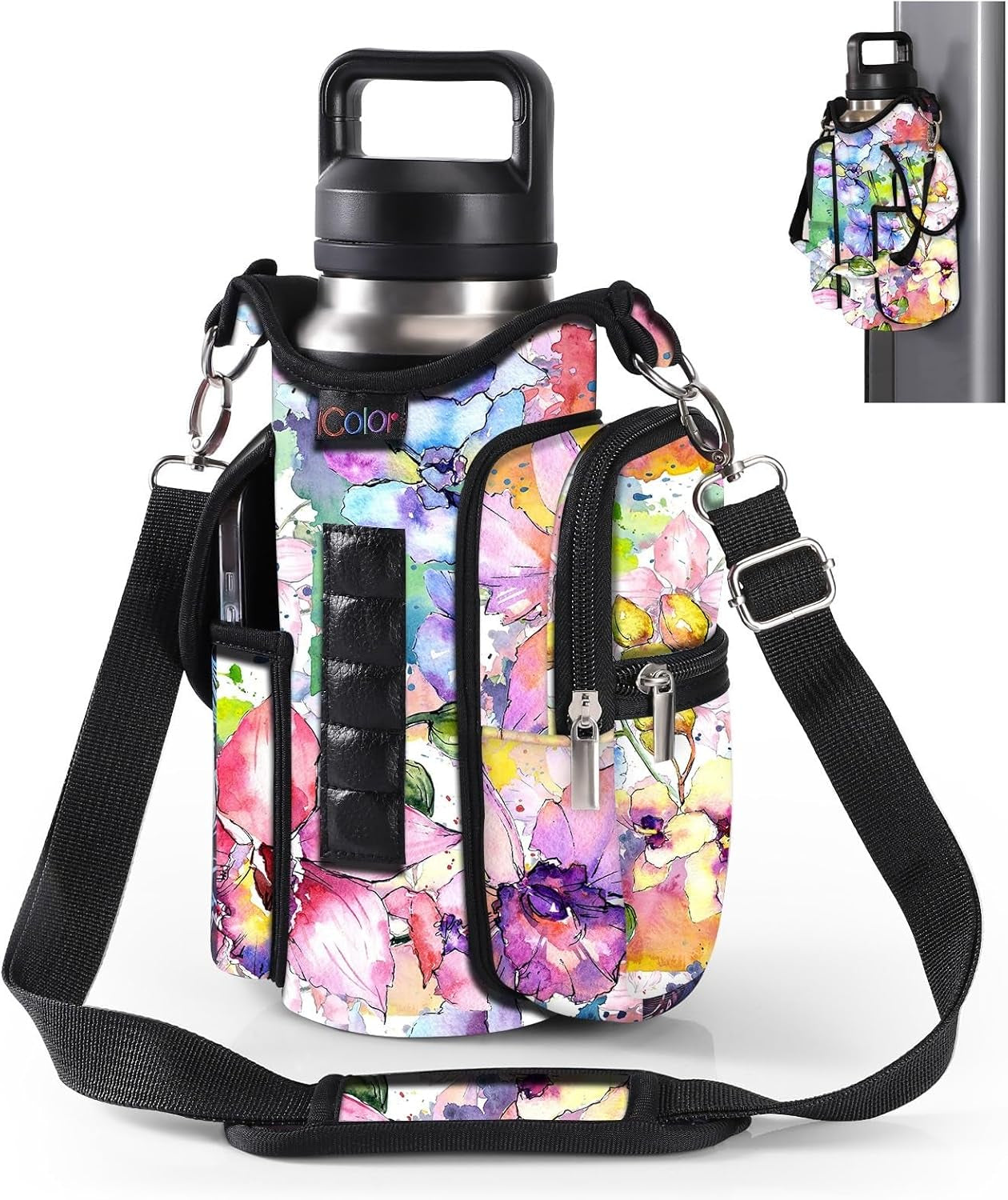 Magnetic Gym Bottle Bag | Water Carrier Holder 016