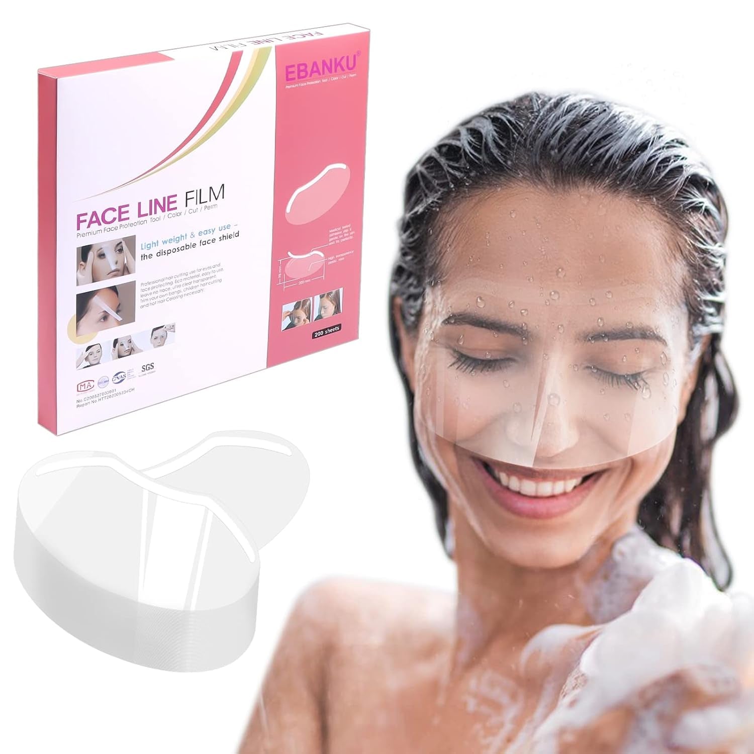 Disposable Face Shields – 200 PCS Microblading & Makeup Visors 010