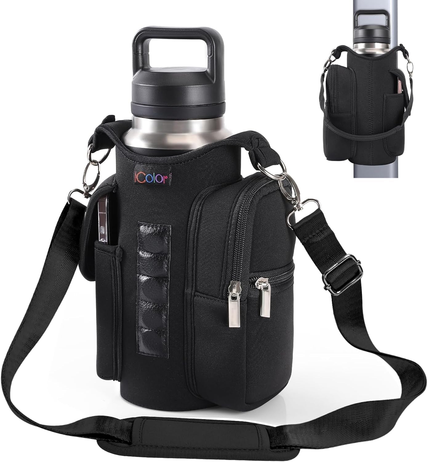 Magnetic Gym Bottle Bag | Water Carrier Holder 016