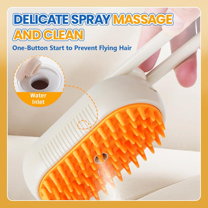 4 in 1 Cat Steam Brush – Rechargeable Pet Grooming Tool 004