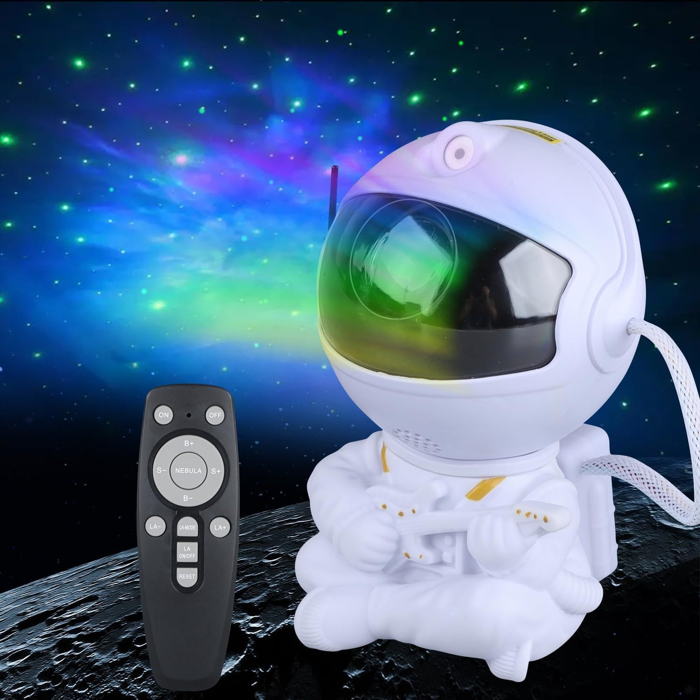 Astronaut Star Projector – Galaxy Light for Kids & Bedroom