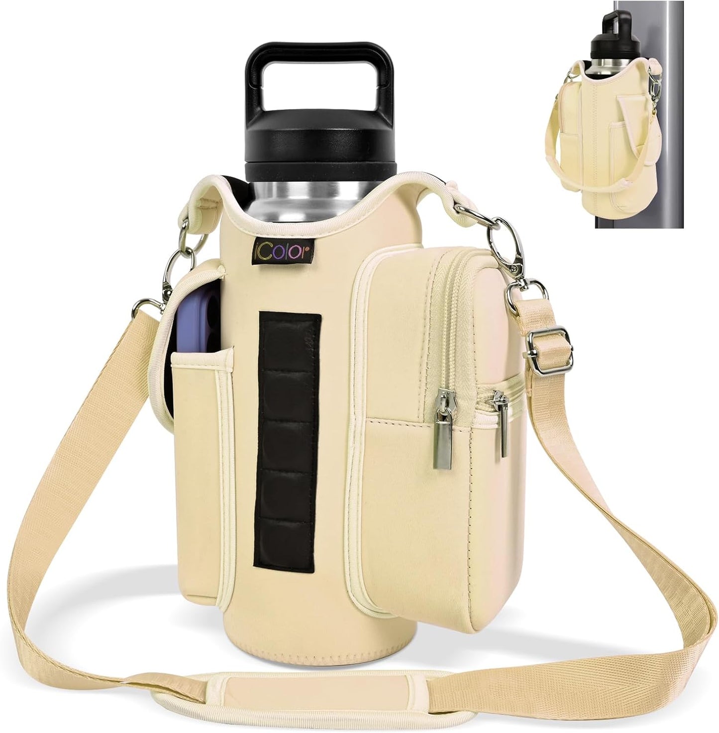 Magnetic Gym Bottle Bag | Water Carrier Holder 016